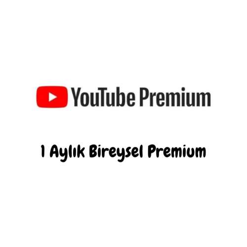  1 Aylık YouTube Bireysel Premium Hesap